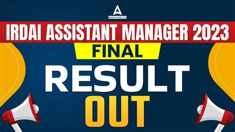 Irdai Assistant Manager Result Out Irdai Assistant Manager Final