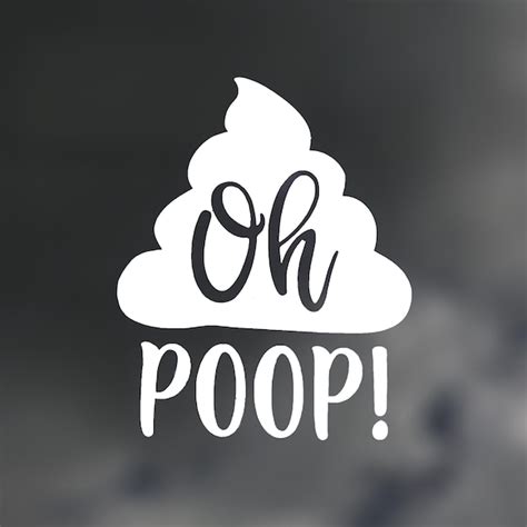 Poop Decal Etsy