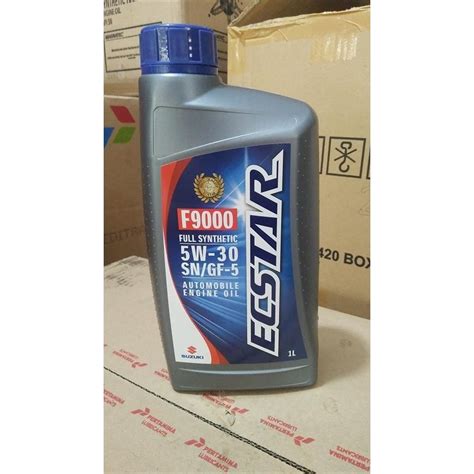 Jual Oli Mesin Suzuki Ecstar SGO F9000 5W 30 Full SIntetik SN 1 Liter