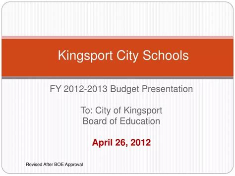 PPT - Kingsport City Schools PowerPoint Presentation, free download ...