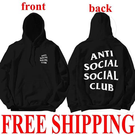 Antisocial Social Club Hoodie Anti Social Social Club Hooded Kanye