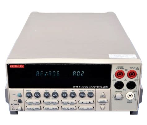 Rent Or Buy Keithley 2016 P Audio Analyzing Multimeter 6 5 Digits