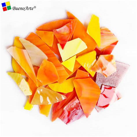 900gram Stained Glass Scraps DIY craft Tiffany gla... – Grandado