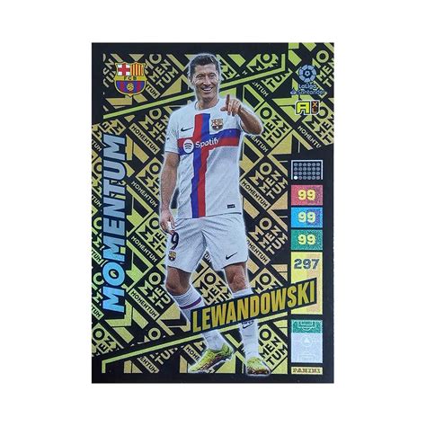 Lewandowski Momentum Adrenalyn XL La Liga 2022 2023 PANINI Correos