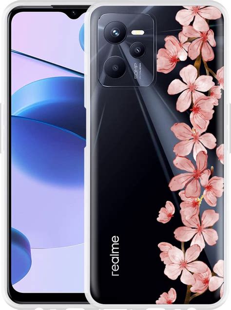 Realme C35 Hoesje Flower Branch Designed By Cazy Bol