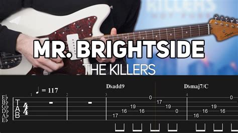 The Killers Mr Brightside Guitar Lesson With Tab Youtube