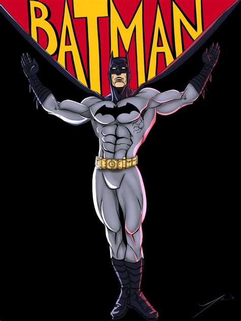 Batman Pose By Munizjohn On Deviantart
