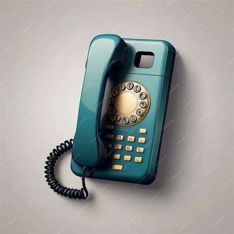 Premium Photo Charming Antique Phone Icon For Elegant Themes