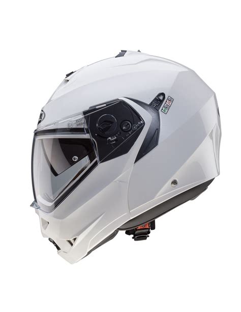 Casco Caberg Duke Ii Modular Blanco Brillo Cascos Modulares