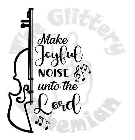 Make Joyful Noise Unto The Lord Etsy