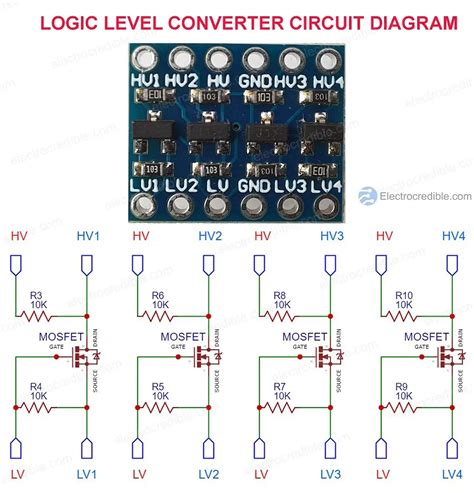 Logic Level Shifter Circuit Diagram How Do I Use This Logic