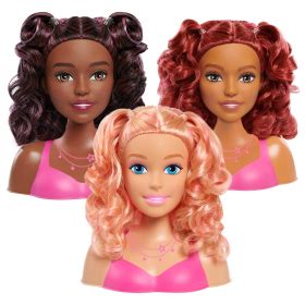 Barbie Small Styling Head With Dark Brown Hair Just Play Toys For