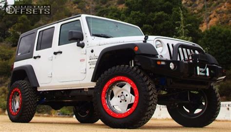 Jeep Wrangler Wheel Offset Super Aggressive Suspension Lift