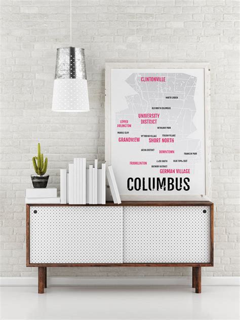 Columbus Ohio Neighborhood City Map – Sproutjam