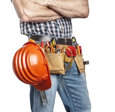 Handyman and tools stock photo. Image of body, worker - 93821882