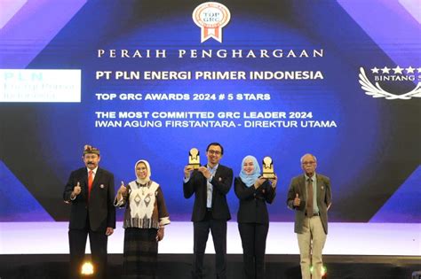 Pln Epi Raih Dua Penghargaan Di Top Grc Awards