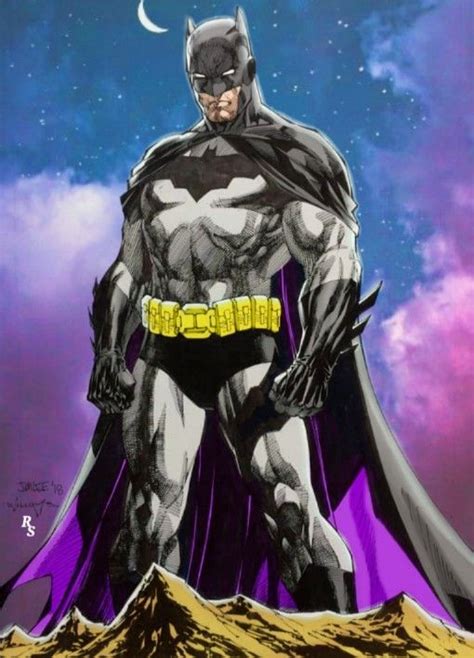 Batman By Jim Lee Colors By R Soares Jim Lee Art Comic Art Batman