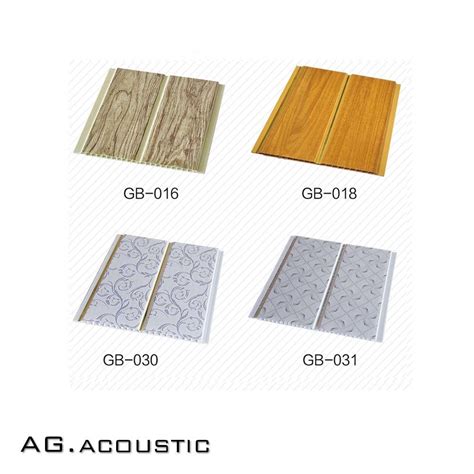 Ag Acoustic Factory Price Interior Wall Ceilings Decoration Pvc Panel