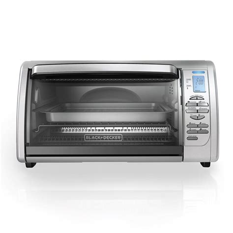 Elite Platinum Eto 1231 Maxi Matic 6 Slice Programmable Countertop Convection Oven Silverblack