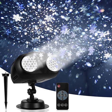 Amazon Proyector de luces de nieve de Navidad luz de proyección