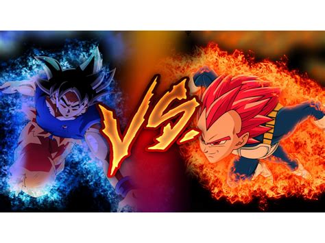 Goku Ssj God Vs Vegeta Ssj God