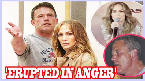 Ben Affleck Erupted In Anger During Triggering Row Amid Jennifer