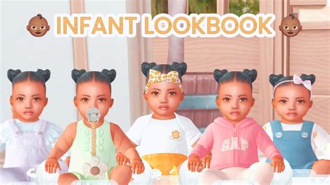 Sims Infant Girl Lookbook Cc Links In Description Youtube