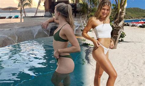 Genie Bouchard Instagram Eugenie Flaunts Bikini Body Uk