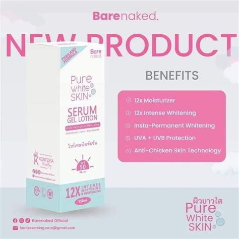 Pure White Skin By Bare Naked Shopee Philippines