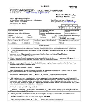 Renewal Waiver Doc Template PdfFiller