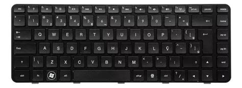 Teclado P Notebook Hp Pavilion Dv5 2060 Abnt2 Marca Bringit Cor Preto