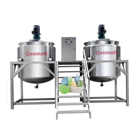 Customized Chemical Stainless Steel Heated Liquid Mixing Tank With