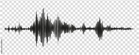 Seismograph Measurement Or Lie Detector Graph Seismic Measurements With Data Record Vector