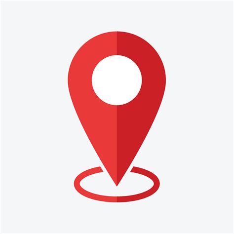 Location Icon On White Background 11095738 Vector Art At Vecteezy