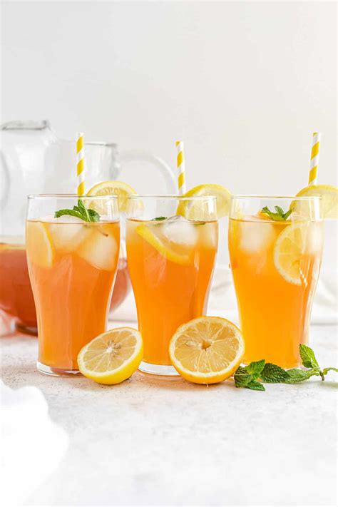 Homemade Lemon Iced Tea Queenslee Appétit