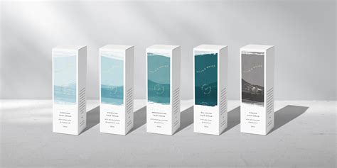 Minimalist Branding And Packaging For A Skincare Brand Inspired By The Sea World Brand Design