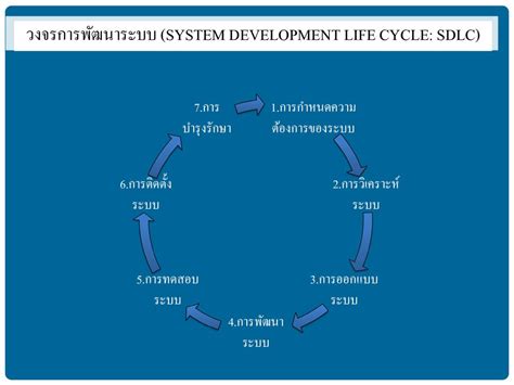 การพัฒนาระบบสารสนเทศ Information System Development Ppt ดาวน์โหลด