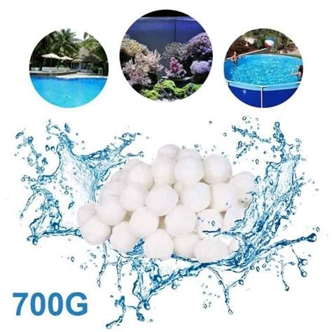 Balles Filtrantes 700g Boules de Filtre de Piscine Média Filtre à