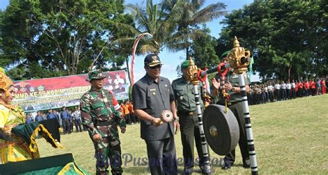 Pemukulan Gong Tandai Peresmian TMMD Ke 99 Di Kabupaten Tabanan