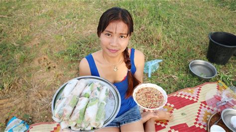 Special Cooking Village Food Rural In Cambodia Cooking By Beautiful Girl Youtube