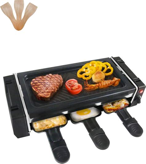 Amazon De Raclette Personen Mini Raclette Grill Elektrogrill W