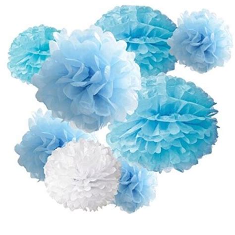 Pcs Tissue Hanging Paper Pom Poms Hmxpls Flower Ball Wedding Party