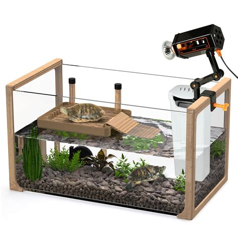 Okkobi Turtle Aquarium Kit New 2024 Aquatic Turtle Tank