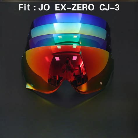 JO EX ZERO Helmet Visor Motorcycle Helmet Lens Visor Half Helmet Retro