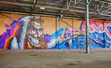 GRAFFITI ARTISTS GIVEN MASSIVE EMPTY WAREHOUSE AND UNLIMITED PAINT | Actipedia