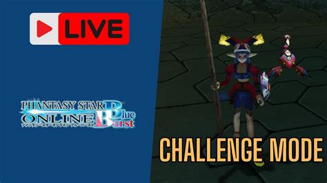 PSO Blue Burst Challenge Mode Or Rare Drop Hunting YouTube