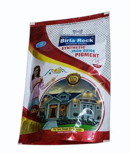 Powder Red Superior Birla Rock Synthetic Iron Oxide Pigment 500Gm At Rs