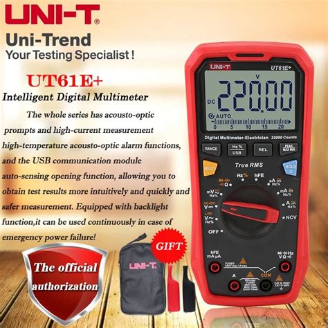 Uni T Ut61b Ut61d Ut61e True Rms Intelligent Digital Multimeter High