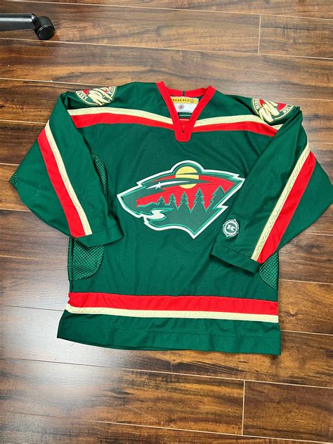 Nhl Official Licensed Nhl Minesotta Wild Hockey Jersey L Grailed