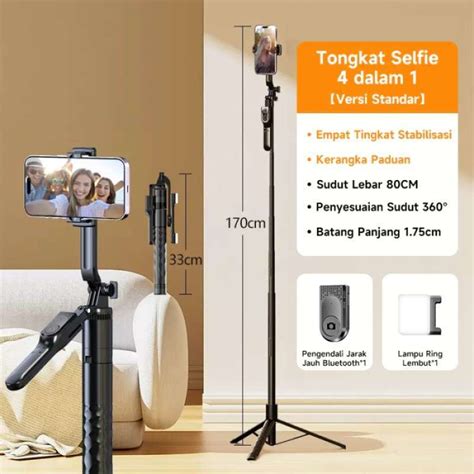 Jual In Tongsis Tripod Bluetooth Dan Tongkat Selfie Dengan Tempat